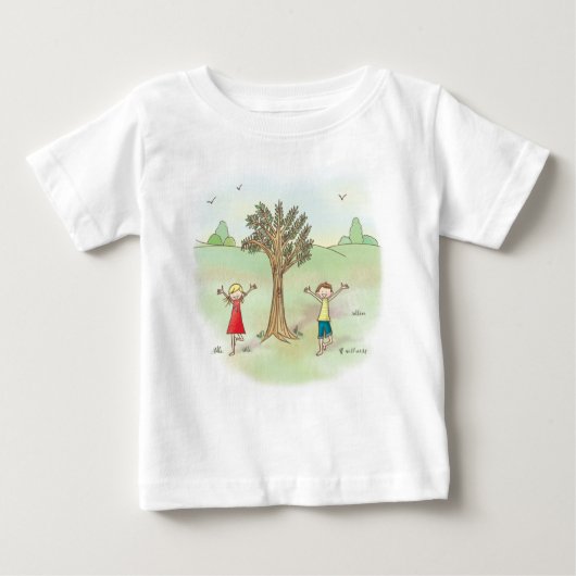 Shirt met lange hoes van de boomgaard Toddler (Voorkant)