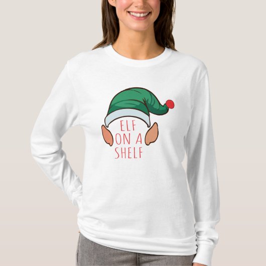 Shirt met lange kerstmis (Voorkant)