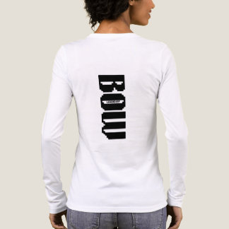 shirt met lange mouwen en strik merk met comfort