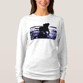 Shirt met lange mouwen in water