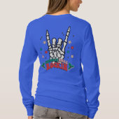 Shirt met lange mouwen Jingle Bell Rock Royal Blue (Achterkant)