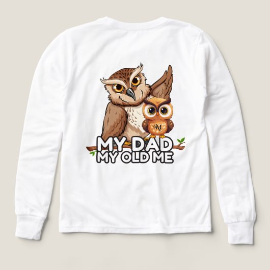 Shirt met lange mouwen: Mijn vader Mijn oude ik (w (Achterkant)