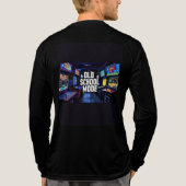 Shirt met lange mouwen voor volwassenen - "Old Sch (Achterkant volledig)