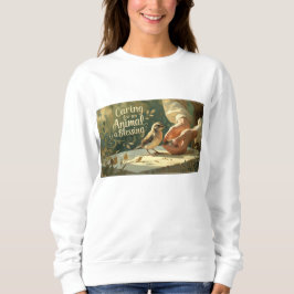 Shirt met lange mouwen voor vrouwen - "Zorg voor d