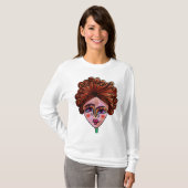 Shirt met lange mouwen (Whimsical Woman - 01) (Voorkant volledig)
