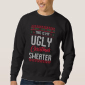 Shirt met lelijke kerstbekers (Voorkant)