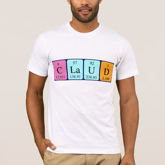 Shirt met periodieke keurmerken (Voorkant)