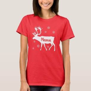 Shirt met rendiermamma-kerst