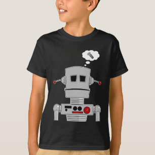 Shirt met robotschroefschroef