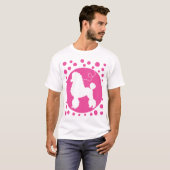 Shirt met roze polaire dots (Voorkant volledig)