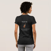 Shirt met schietschijf voor vrouwen (Achterkant volledig)