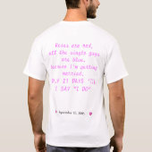 shirt met vrijgezellen (Achterkant)