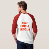 Shirt met vuurbal (Achterkant volledig)