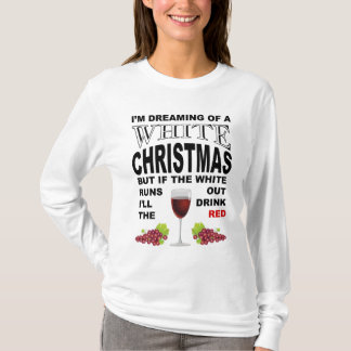Shirt met witte kerst Drink