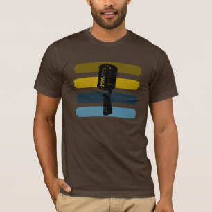 Shirt microfoon en stripes