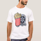Shirt Movie Night, Popcorn (Voorkant)