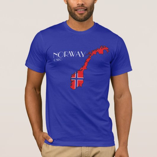 Shirt Noorse vlag (Voorkant)
