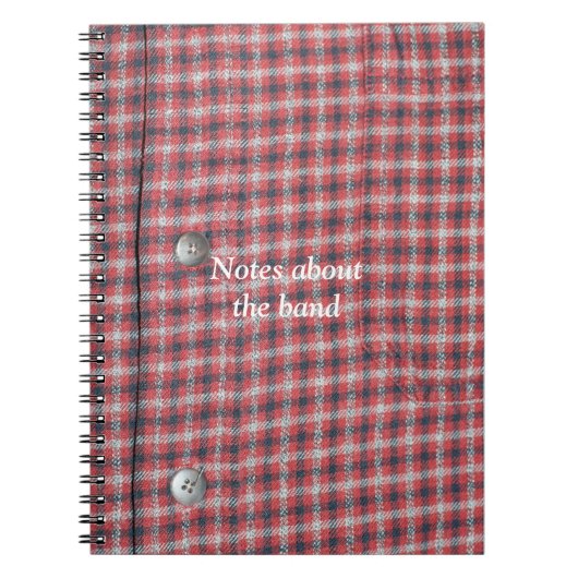 Shirt Notitieboek (Voorkant)