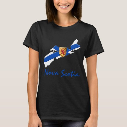 Shirt Nova Scotia Map (Voorkant)