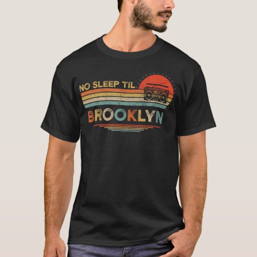 Shirt Old School Portable Stereo Retro (Voorkant)