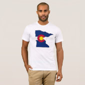Shirt onder de vlag van Colorado Minnesota (Voorkant volledig)
