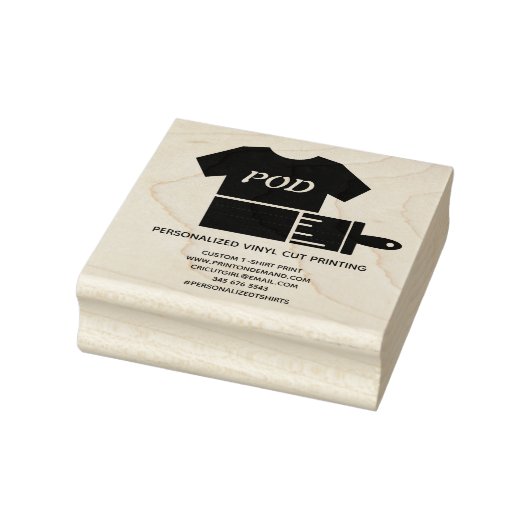 Shirt op aanvraag afdrukken rubberstempel (Stempel)