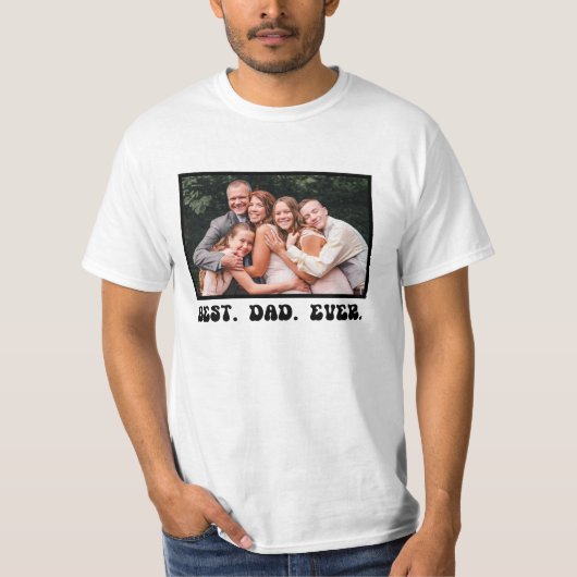 Shirt op de beste vaders dag van papa (Voorkant)