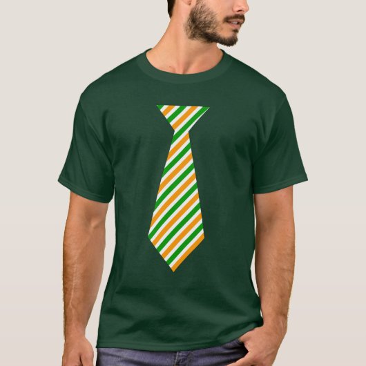 Shirt op de St. Patricks Day met groen wit oranje (Voorkant)