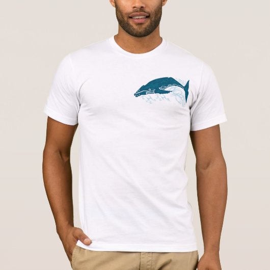 Shirt op de tribale walvis 5 (Voorkant)