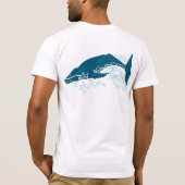 Shirt op de tribale walvis 5 (Achterkant)