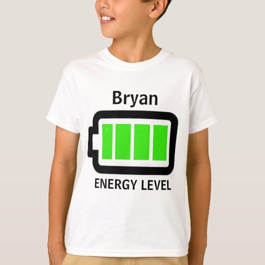 Shirt op energieniveau (Voorkant)