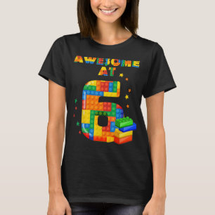 Shirt op zondag voor kinderen 6 bouwblokken P