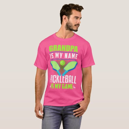 Shirt Opa Funny Pickleb (Voorkant volledig)