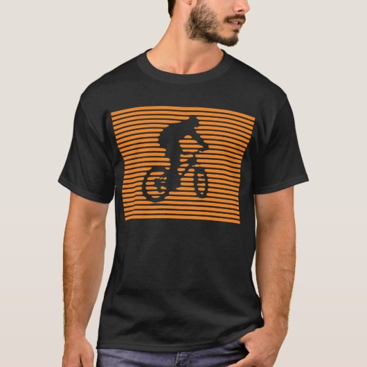 shirt - oranje lijnen (Voorkant)