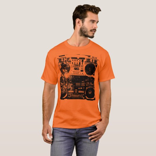 Shirt oude schoolbox Tie Dye (Voorkant volledig)