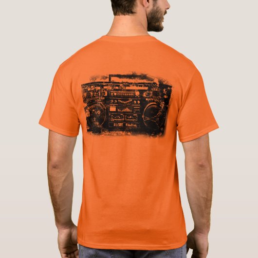 Shirt oude schoolbox Tie Dye (Achterkant)