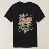 SHIRT OVER VERANDERING (Design voorkant)