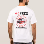 Shirt Palestijnse Rode Halve Maan T (Achterkant)