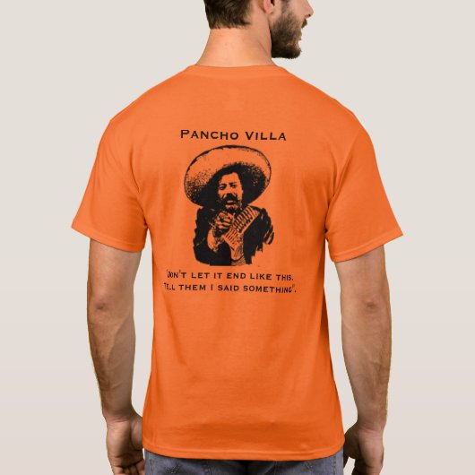 Shirt Pancho Villa (Achterkant)