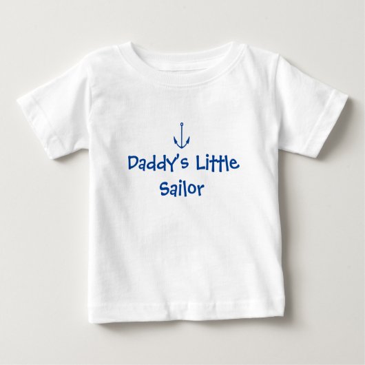 shirt "Papa's Kleine Sailor" (Voorkant)