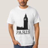 Shirt Parijs Tourist (Voorkant)