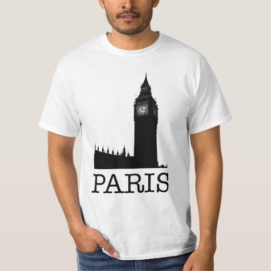 Shirt Parijs Tourist (Voorkant)