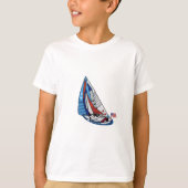 Shirt Patriotic Sailboat (Voorkant)