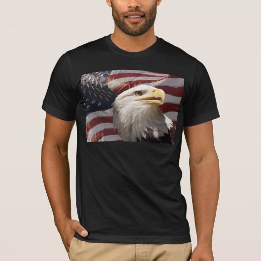 Shirt patriottisch Eagle (Voorkant)