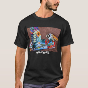 Shirt, Pelican Art, Golfkust, milieukunst T-shirt