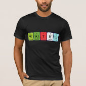 Shirt periodieke lijstnaam loopwalther (Voorkant)