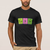 Shirt periodieke tabelnaam (Voorkant)