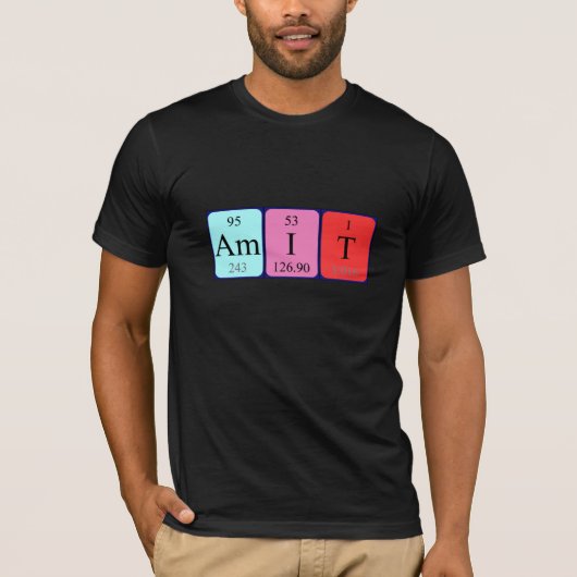 Shirt periodieke tabelnaam wijzigen (Voorkant)