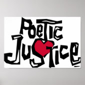 Shirt Poetic Justice Poster (Voorkant)