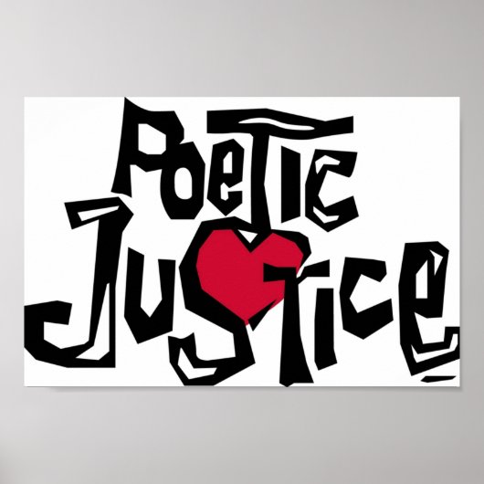 Shirt Poetic Justice Poster (Voorkant)